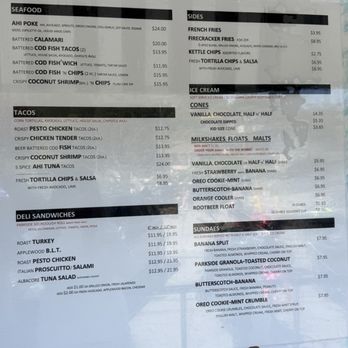 Parkside Cafe - Cafe menu 07/2026 - American Near Me - Stinson Beach, California Parkside Cafe - Cafe menu 07/2026 - American Near Me - Stinson Beach, California