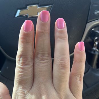 Sky Nails Spa - Pretty color but poor paint job. - Nail Salons Near Me - Covina, California Sky Nails Spa - Pretty color but poor paint job. - Nail Salons Near Me - Covina, California