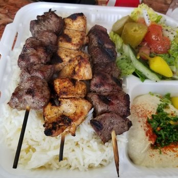Kabob House - 3 Skewer Kabob Combo Plate - Mediterranean Near Me - Riverside, California