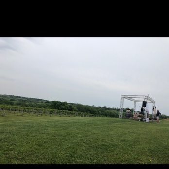 Bailey's Run Vineyard & Winery - View of stage and vines - Wine Tasting Room Near Me - New Glarus, Wisconsin Bailey's Run Vineyard & Winery - View of stage and vines - Wine Tasting Room Near Me - New Glarus, Wisconsin