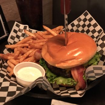 Republic - Avocado and bacon burger.  It was thick and super fresh.  Wifey loved it. - Sports Bars Near Me - Victorville, California
