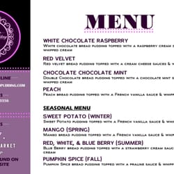 The Gourmet Bread Pudding Company - Check out our menu of bread puddings!!
