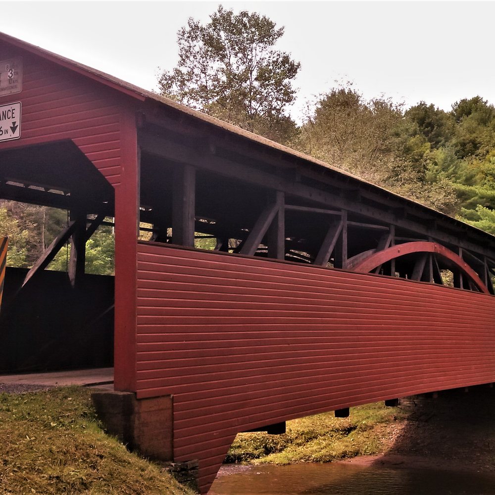 Buckhorn Covered Bridge - Buckhorn Covered Bridge, we don't do windows... - Landmarks & Historical Buildings Near Me - Cogan House Township, Pennsylvania Buckhorn Covered Bridge - Buckhorn Covered Bridge, we don't do windows... - Landmarks & Historical Buildings Near Me - Cogan House Township, Pennsylvania