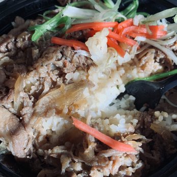 Mizu - Delicious Gyudon! Shaved marinated beef strips, onion, pickled ginger. So good! - Sushi Bars Near Me - Oklahoma City, Oklahoma Mizu - Delicious Gyudon! Shaved marinated beef strips, onion, pickled ginger. So good! - Sushi Bars Near Me - Oklahoma City, Oklahoma
