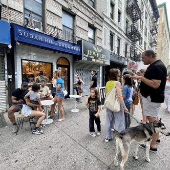 Sugar Hill Creamery - a group of people and a dog - Ice Cream & Frozen Yogurt Near Me - New York, New York Sugar Hill Creamery - a group of people and a dog - Ice Cream & Frozen Yogurt Near Me - New York, New York