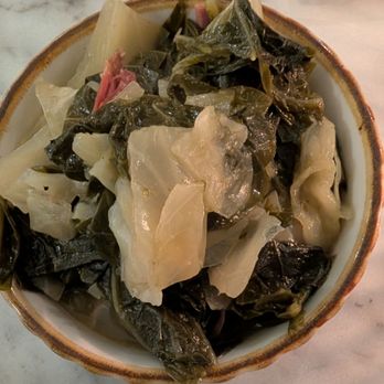 The Urban Oyster - Collards and cabbage with smoked turkey - Seafood Near Me - Baltimore, Maryland