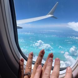 Destination Happily Ever After - Flying over the Caribbean