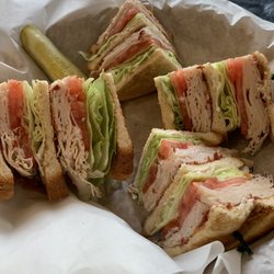 Bluffington's Cafe - Turkey Club Sandwich, so simple yet so good!