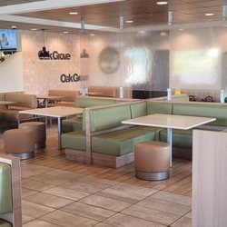 McDonald's - View of the 1/2 dining room nice and clean comfy cushioning