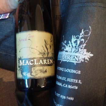 MacLaren - Wine we picked up and adorable bag! - Wineries Near Me - Kenwood, California MacLaren - Wine we picked up and adorable bag! - Wineries Near Me - Kenwood, California