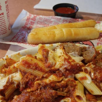 Fazoli's - notice the ridges in pasta they call penne here where I come from we call this pasta mostaccoli - Italian Near Me - London, Kentucky