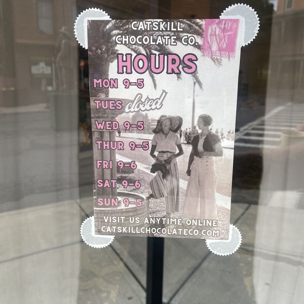 Catskill Chocolate - Hours of operation - Chocolatiers & Shops Near Me - Catskill, New York