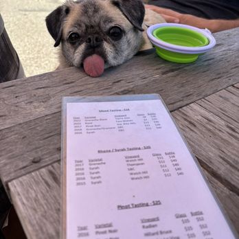 Montemar Wines - Wine tasting menu. - Wineries Near Me - Lompoc, California
