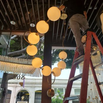 BluePrint Installations - "C Necklace" chandelier. Awesome install work! - Lighting Fixtures & Equipment Near Me