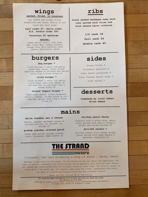Menu photo 3 The Strand Dowagiac, MI