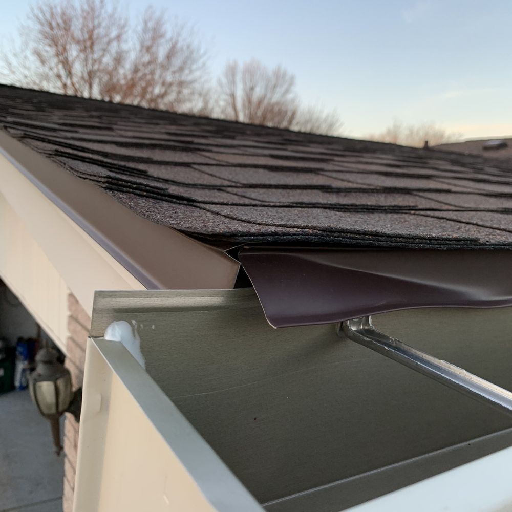 Great Lakes Gutter - The sales person did not tell us they had to bend the roof trim for larger gutters. - Gutter Services Near Me - Livonia, Michigan Great Lakes Gutter - The sales person did not tell us they had to bend the roof trim for larger gutters. - Gutter Services Near Me - Livonia, Michigan