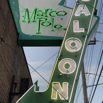 Marco Polo Bar & Grill - neon sign for salon - Dive Bars Near Me - Seattle, Washington Marco Polo Bar & Grill - neon sign for salon - Dive Bars Near Me - Seattle, Washington
