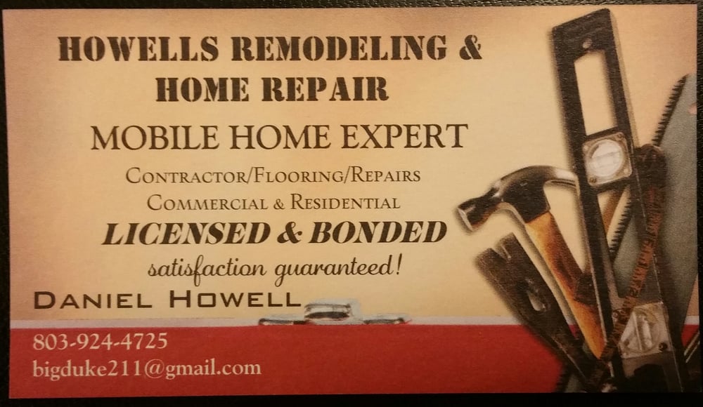 Slide of Howells Remodeling & Home Repair