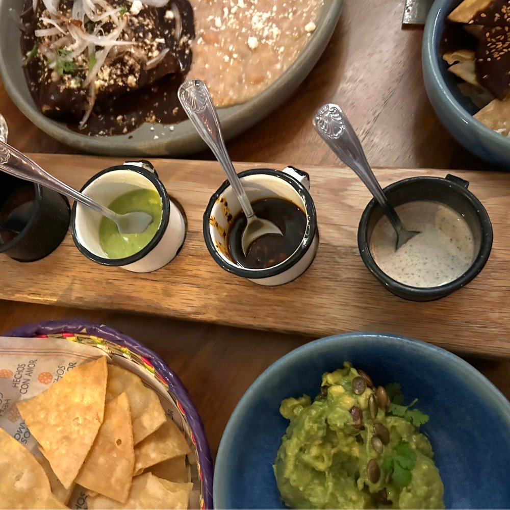 Corazon Comedor - Four salsas - very gourmet - May 2023 - Mexican Near Me - Santa Barbara, California Corazon Comedor - Four salsas - very gourmet - May 2023 - Mexican Near Me - Santa Barbara, California