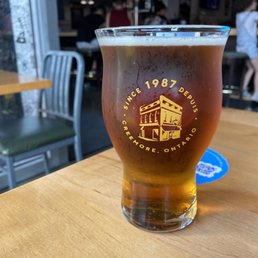 a pint of beer
