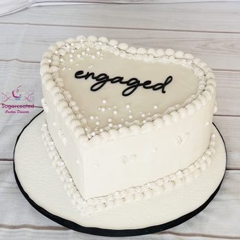 Sugarcoated Custom Desserts - Engagement cake - Desserts Near Me - Prosper, Texas Sugarcoated Custom Desserts - Engagement cake - Desserts Near Me - Prosper, Texas