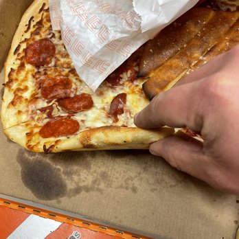 Little Caesars - This was supposed to be a regular pepperoni but this location sucks - Pizza Near Me - Lakewood, California Little Caesars - This was supposed to be a regular pepperoni but this location sucks - Pizza Near Me - Lakewood, California