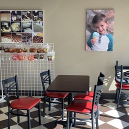 the interior of the store