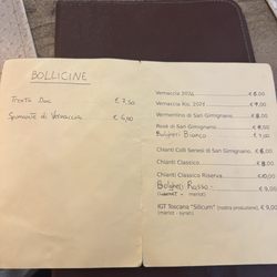 La Mangiatoia - Wines by the glass
