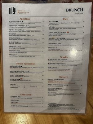 Menu photo 2 NEP Cafe - Irvine Irvine, CA Menu photo 2 NEP Cafe - Irvine Irvine, CA