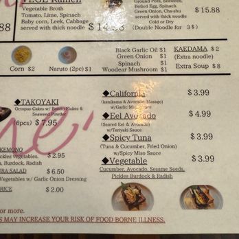 Sakura Ramen - Menu - Noodles Near Me - Las Vegas, Nevada Sakura Ramen - Menu - Noodles Near Me - Las Vegas, Nevada