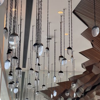Tesoro - Lights in the breakfast area - it carries over to the main restaurant. - Mediterranean Near Me - Marco Island, Florida