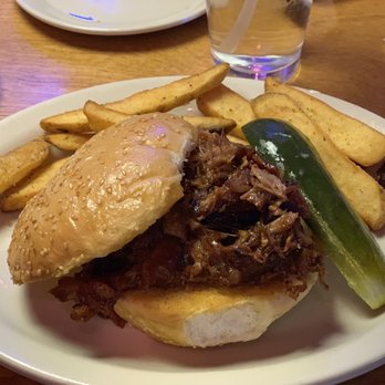 Texas Roadhouse - Pulled pork SW.. once again. HUGE.. a little drier than I like but still good. - American Near Me - Rockwall, Texas Texas Roadhouse - Pulled pork SW.. once again. HUGE.. a little drier than I like but still good. - American Near Me - Rockwall, Texas