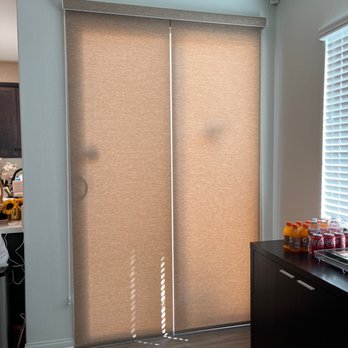 A&M Window Coverings - Roller shades for patio door - Shades & Blinds Near Me
