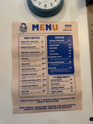Menu photo 1 Chim Chim New York, NY