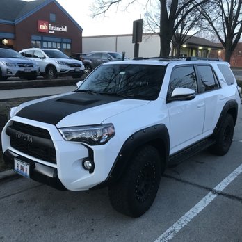 Toyota On Western - 2018 4Runner Off-road, custom rims, tires, fender-flairs. I did the wrap on the hood. - Car Dealers Near Me - Chicago, Illinois Toyota On Western - 2018 4Runner Off-road, custom rims, tires, fender-flairs. I did the wrap on the hood. - Car Dealers Near Me - Chicago, Illinois