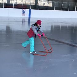 Fraser Valley Sports Complex - My grandchildren skating