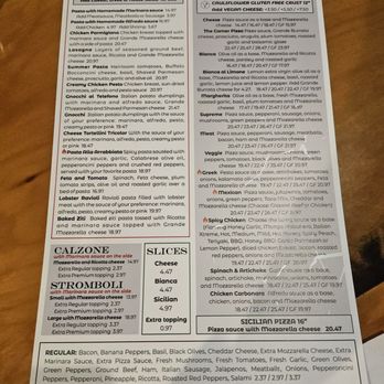 The Corner Pizza Bar - Menu 2/2 - Italian Near Me - Orlando, Florida The Corner Pizza Bar - Menu 2/2 - Italian Near Me - Orlando, Florida