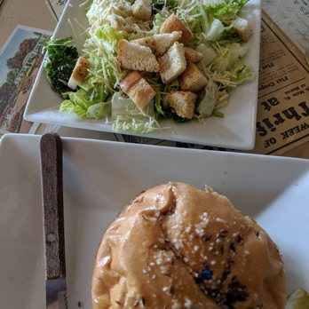 Parkside Meadow - Beef on Weck with side salad. - American Near Me - Buffalo, New York Parkside Meadow - Beef on Weck with side salad. - American Near Me - Buffalo, New York