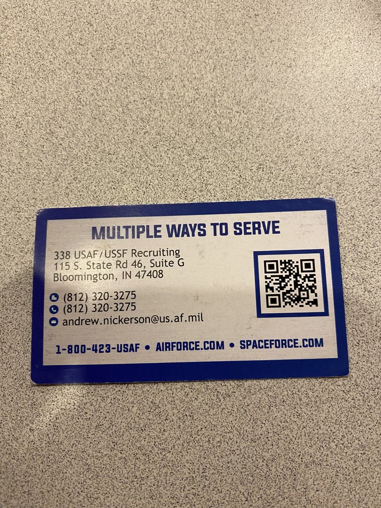 United States Air & Space Force Recruiting - social services organization in Bloomington, IN