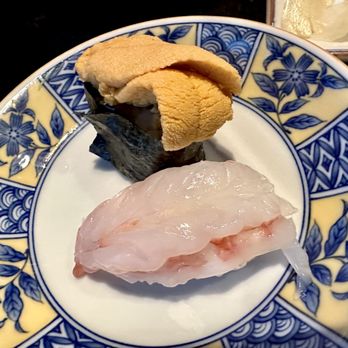 Sushi Karen - Uni (sea urchin) and Amaebi (sweet shrimp) - Sushi Bars Near Me - Pasadena, California Sushi Karen - Uni (sea urchin) and Amaebi (sweet shrimp) - Sushi Bars Near Me - Pasadena, California