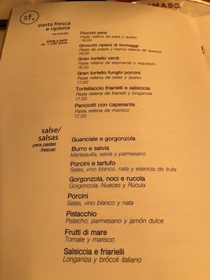 Menu photo 5 San Tommaso Valencia, V Menu photo 5 San Tommaso Valencia, V