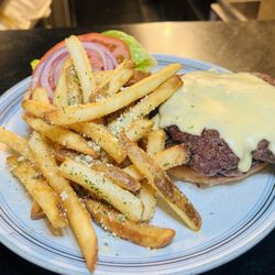 Aire Restaurant and Catering - Head on a  Swivel: Smash burger, 2 patties, 5 cheese sauce, toasted brioche, LTO