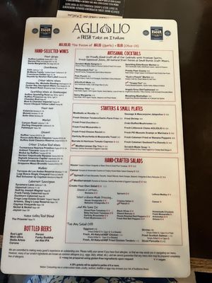 Menu photo 6 Agliolio Wellington, FL