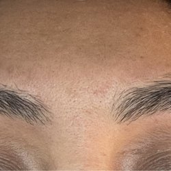 Brow Arc - You can still see the hairs, no regard for shape