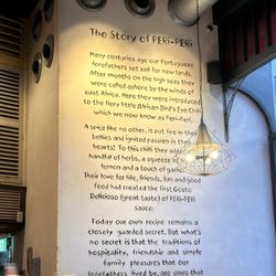 Nando's - Their story on the wall