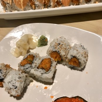 Maru Izakaya - Yummy coral reef roll and my go-to spicy salmon roll!! Also a couple of tobiko pieces throw in just cuz it's one of my favorites! - Japanese Near Me - Rochester, New York Maru Izakaya - Yummy coral reef roll and my go-to spicy salmon roll!! Also a couple of tobiko pieces throw in just cuz it's one of my favorites! - Japanese Near Me - Rochester, New York