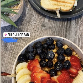 Pulp Juice Bar - Honeycomb Acai Bowl & Chicken Panini - Juice Bars & Smoothies Near Me - Orange, California