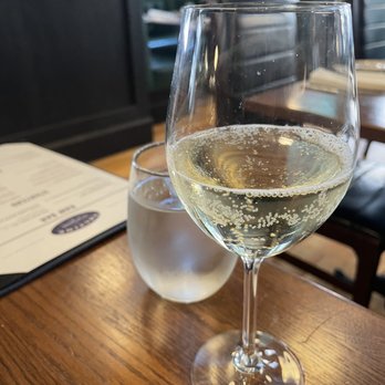 Saltine - Glass of Moscato - Seafood Near Me - Norfolk, Virginia Saltine - Glass of Moscato - Seafood Near Me - Norfolk, Virginia