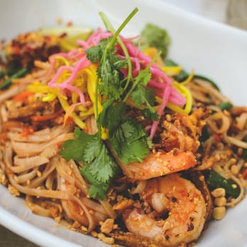 Malai Kitchen - Shrimp Pad Thai. Always a good go-to - Thai Near Me - Dallas, Texas