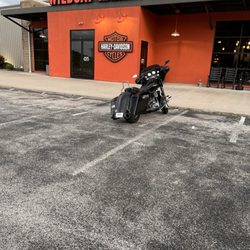 Wildcat Harley-Davidson - My bike showing how the unsafe it is and where I was, 100 miles away